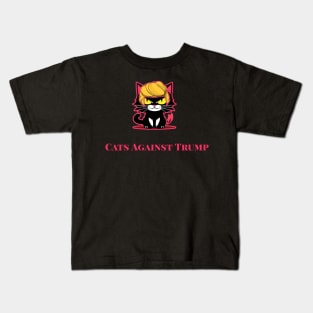 Cats Against Trump Kids T-Shirt